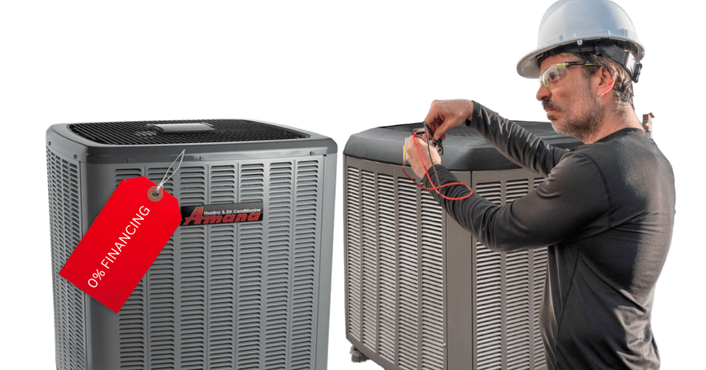Repair or Replace new HVAC Air conditioner or heater.